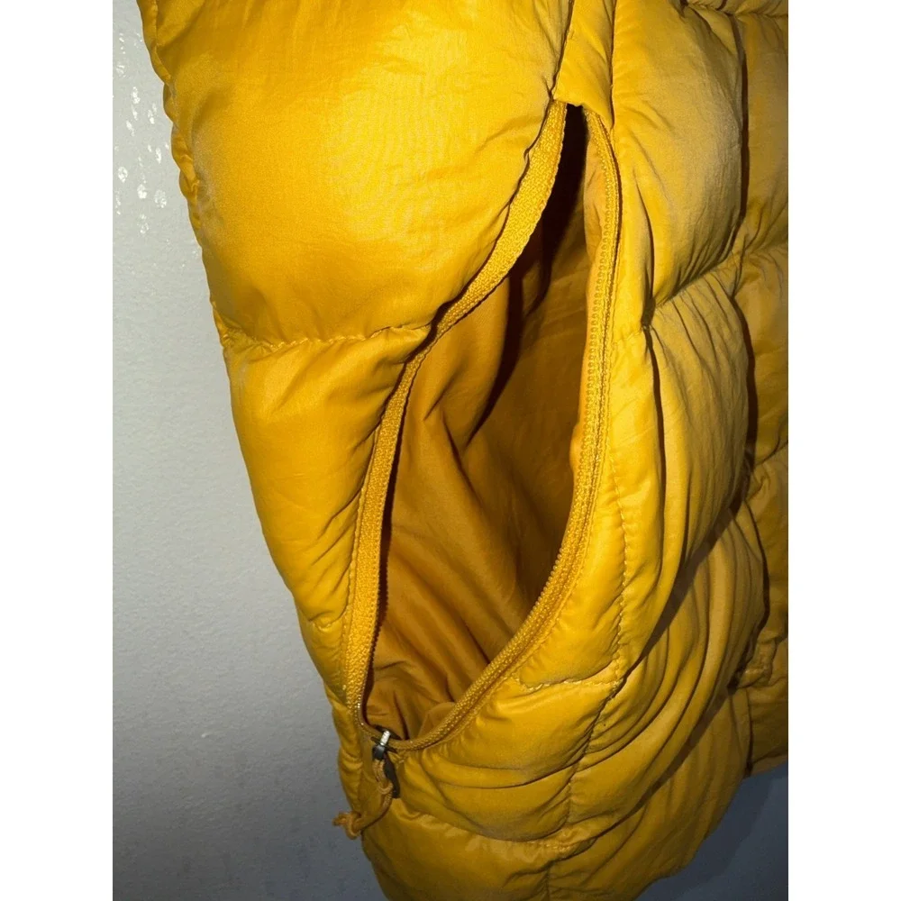 REI Co-op 650 Down Vest 2.0‎ Mens Small  Yellow Packable Puffer Lightweight